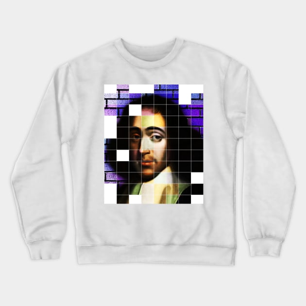 Baruch Spinoza Portrait | Baruch Spinoza Artwork 15 Crewneck Sweatshirt by JustLit